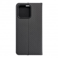 XIAOMI 13 Portefeuilles LUNA Book Carbon Fibre de carbone, Élégant  Noir