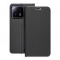XIAOMI 13 Portefeuilles LUNA Book Carbon Fibre de carbone, Élégant  Noir