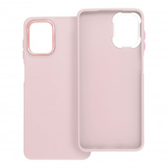 Samsung Galaxy A12 Coque FRAME Élégant  Rose poudré