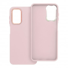 Samsung Galaxy A13 LTE Coque FRAME Élégant  Rose poudré