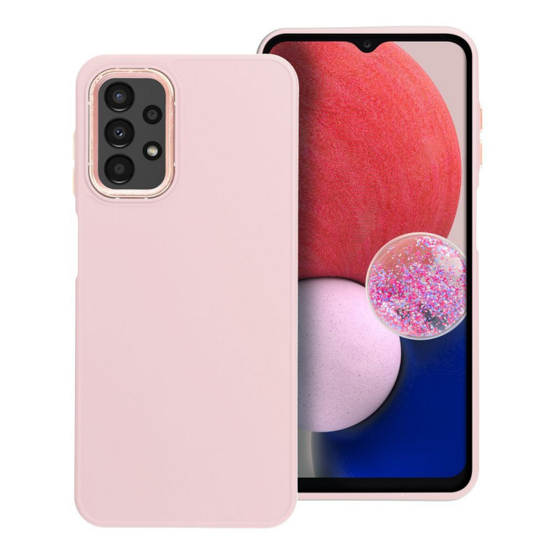 Samsung Galaxy A04s Coque FRAME Élégant  Rose poudré