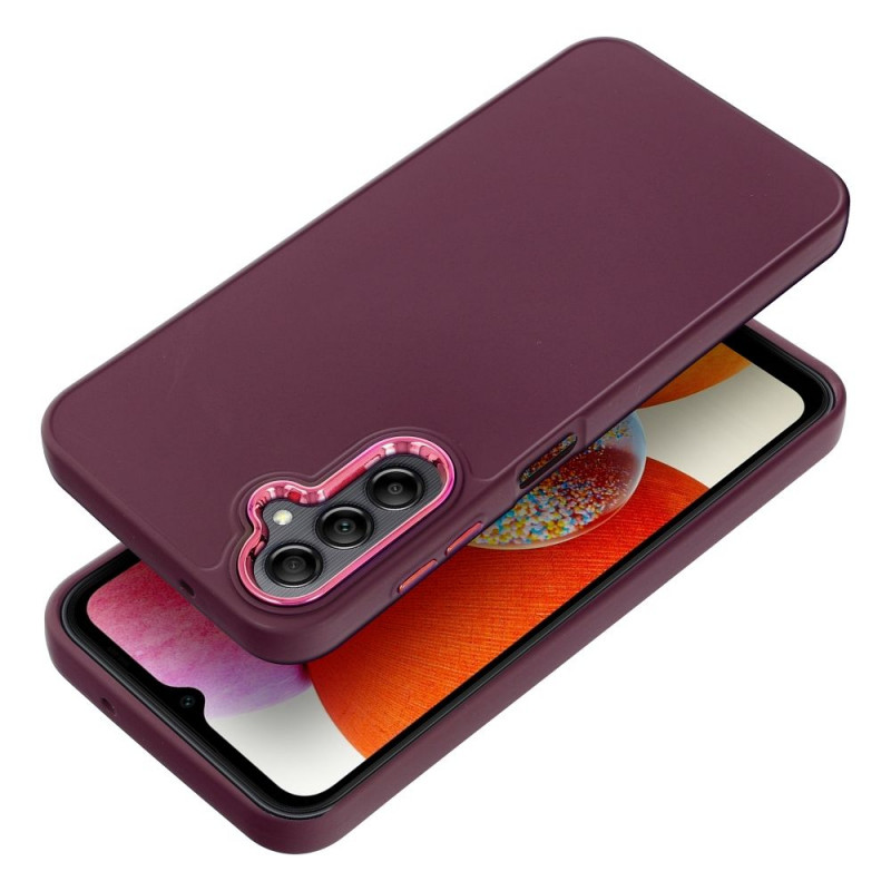 Samsung Galaxy A14 5G Coque FRAME Élégant  Violet (Purple)