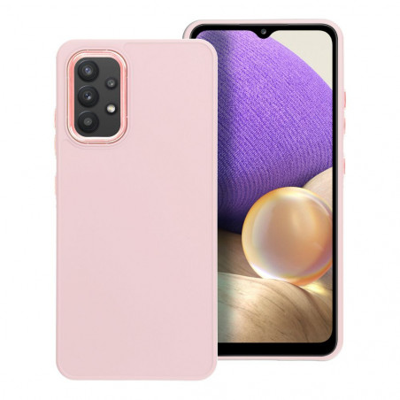 Samsung Galaxy A32 LTE Coque FRAME Élégant  Rose poudré