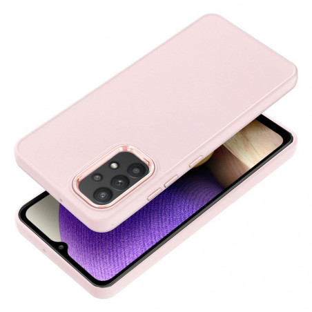 Samsung Galaxy A32 LTE Coque FRAME Élégant  Rose poudré