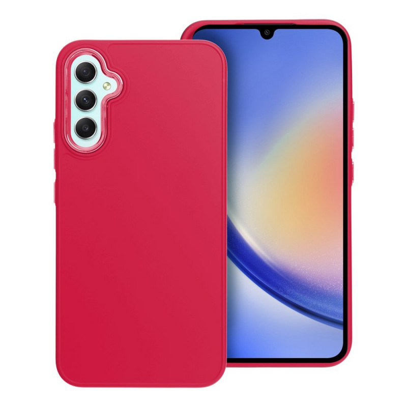 Samsung Galaxy A34 Coque FRAME Élégant  Magenta