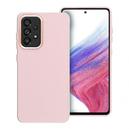 Samsung Galaxy A52s 5G Coque FRAME Élégant  Rose poudré