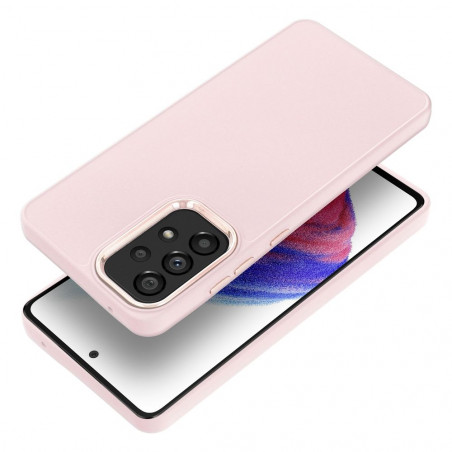 Samsung Galaxy A52s 5G Coque FRAME Élégant  Rose poudré