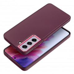 Samsung Galaxy S21 FE 5G Coque FRAME Élégant  Violet (Purple)
