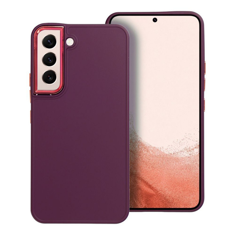 Samsung Galaxy S22 Coque FRAME Élégant  Violet (Purple)