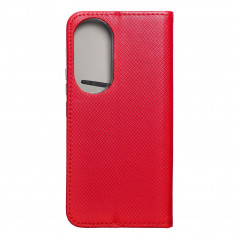 Honor 90 5G Portefeuilles Smart Case Book Rouge