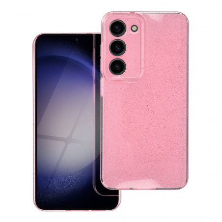 Samsung Galaxy S23 5G Coque CLEAR 2mm BLINK Rose