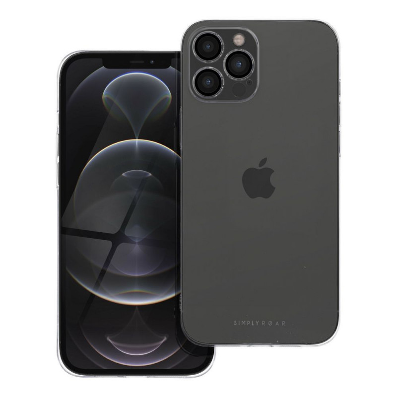 Apple iPhone 12 Pro Max Coque Roar Pure Simple Fit Transparent Apple iPhone 12 Pro Max Coque Roar Pure Simple Fit Transparent