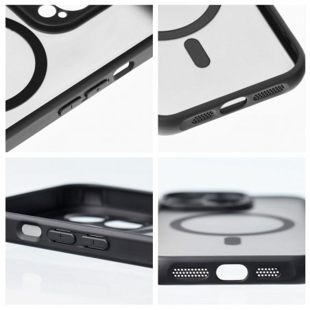 Apple iPhone 13 mini Coque Matte Mag Cove MagSAFE  Noir