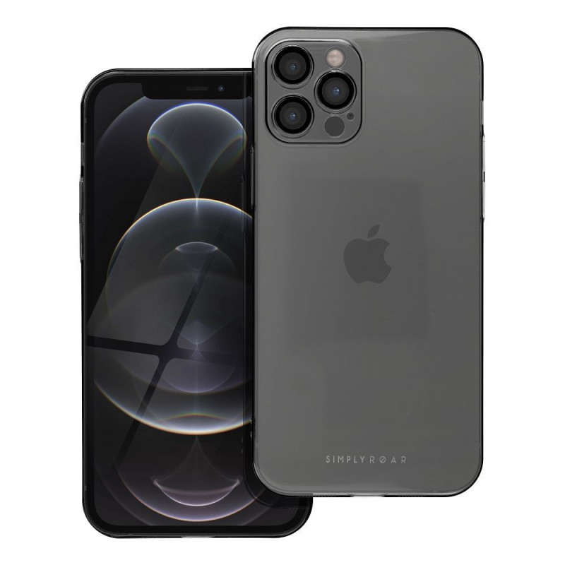 Apple iPhone 12 Pro Coque Roar Pure Simple Fit Noir Apple iPhone 12 Pro Coque Roar Pure Simple Fit Noir
