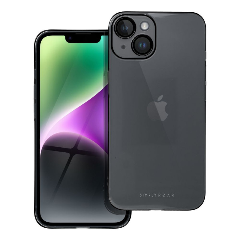 Apple iPhone 14 Coque Roar Pure Simple Fit Noir Apple iPhone 14 Coque Roar Pure Simple Fit Noir