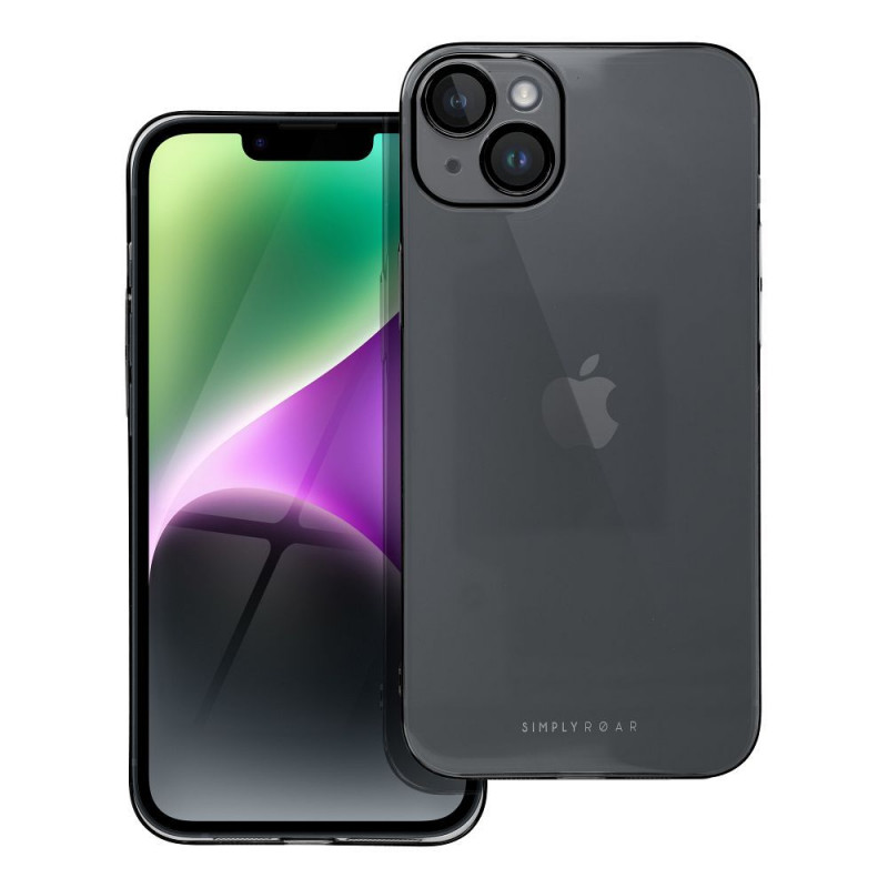 Apple iPhone 14 Plus Coque Roar Pure Simple Fit Noir Apple iPhone 14 Plus Coque Roar Pure Simple Fit Noir