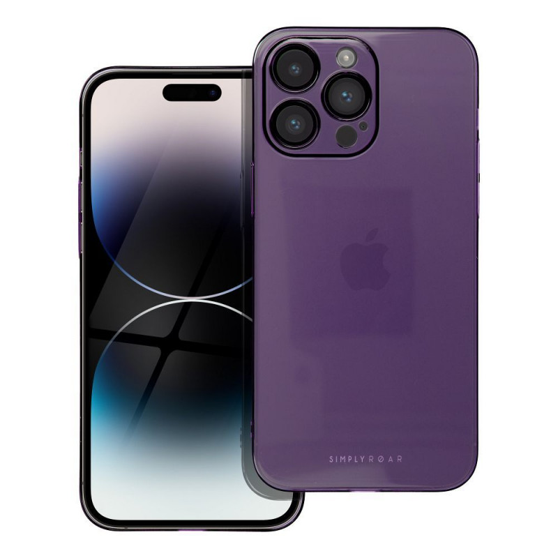 Apple iPhone 14 Pro Max Coque Roar Pure Simple Fit Violet (Purple) Apple iPhone 14 Pro Max Coque Roar Pure Simple Fit Violet (Purple)