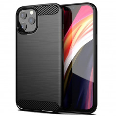 Apple iPhone 15 Pro Max Coque Carbon Élégant  Noir