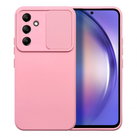 Samsung Galaxy A54 Coque Slide Rose clair