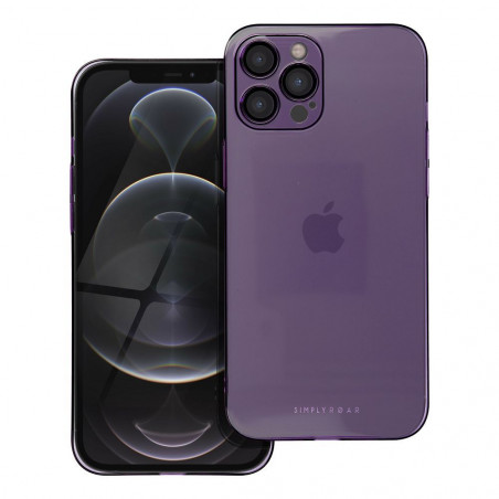 Apple iPhone 12 Pro Max Coque Roar Pure Simple Fit  Violet (Purple)