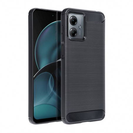 Motorola Moto G14 Coque Carbon Élégant  Noir