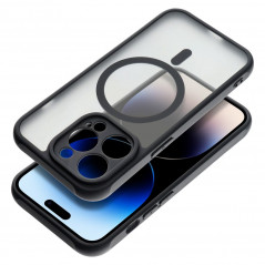 Apple iPhone 15 Coque Matte Mag Cove MagSAFE  Noir