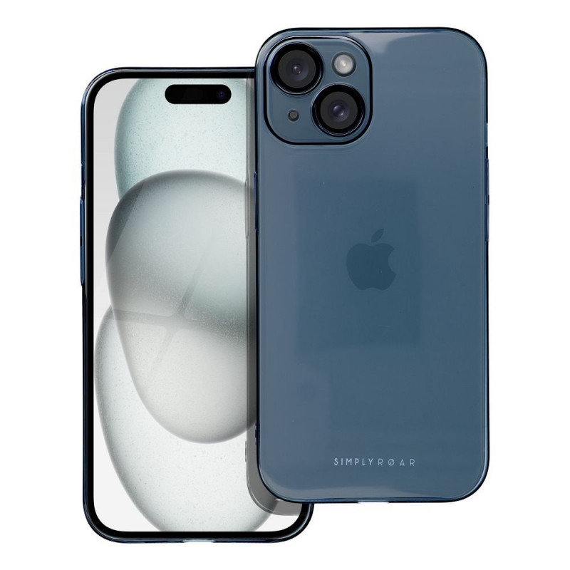 Apple iPhone 15 Coque Roar Pure Simple Fit Marine Apple iPhone 15 Coque Roar Pure Simple Fit Marine