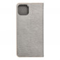 Apple iPhone 15 Plus Portefeuilles LUNA Book Gold Élégant  Argenté