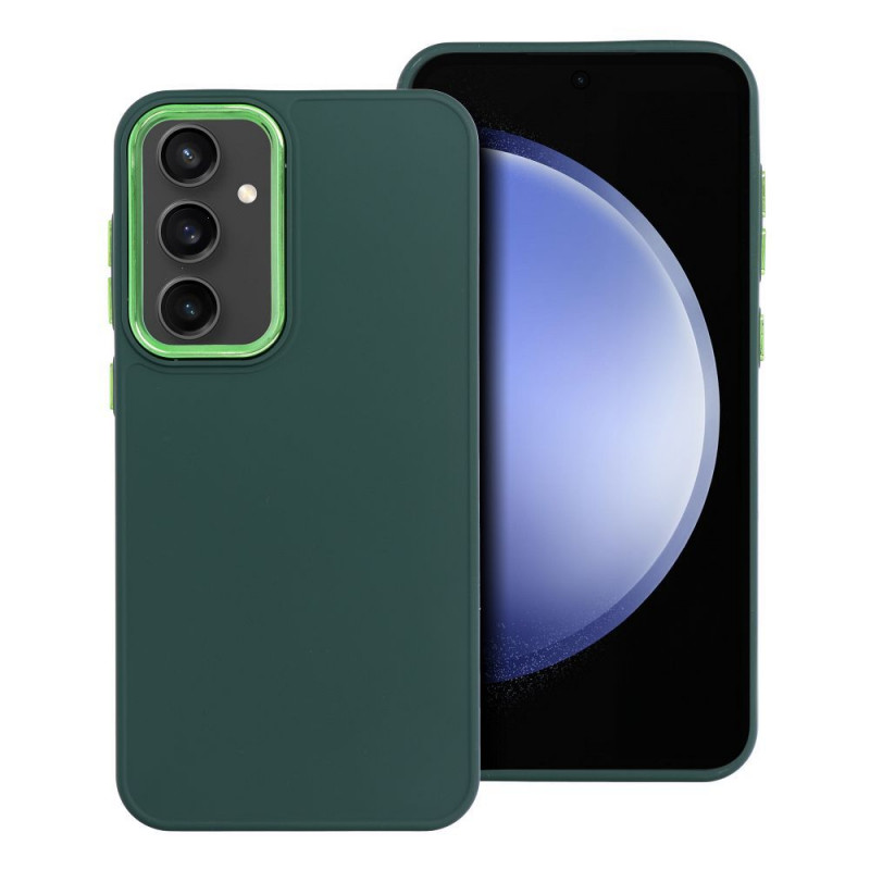 Samsung Galaxy S23 FE Coque FRAME Élégant  Vert