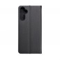 Samsung Galaxy A14 5G Portefeuilles LUNA Book Carbon Fibre de carbone, Élégant  Noir