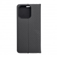XIAOMI Redmi 12C Portefeuilles LUNA Book Carbon Fibre de carbone, Élégant  Noir