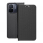 XIAOMI Redmi 12C Portefeuilles LUNA Book Carbon Fibre de carbone, Élégant  Noir