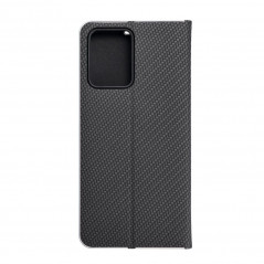 XIAOMI Redmi Note 12 5G Portefeuilles LUNA Book Carbon Fibre de carbone, Élégant  Noir