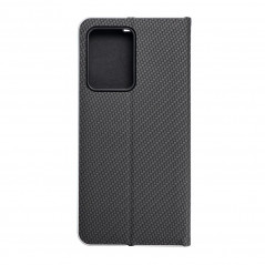 XIAOMI Redmi Note 12 Pro 5G Portefeuilles LUNA Book Carbon Fibre de carbone, Élégant  Noir