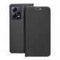 XIAOMI Redmi Note 12 Pro Plus 5G Portefeuilles LUNA Book Carbon Fibre de carbone, Élégant  Noir