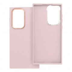 Samsung Galaxy S22 Ultra Coque FRAME Élégant  Rose poudré
