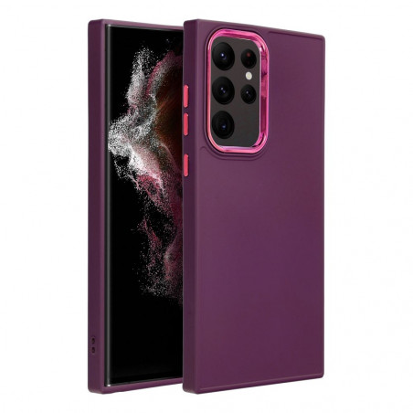 Samsung Galaxy S22 Ultra Coque FRAME Élégant  Violet (Purple)