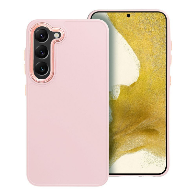 Samsung Galaxy S23 5G Coque FRAME Élégant  Rose poudré