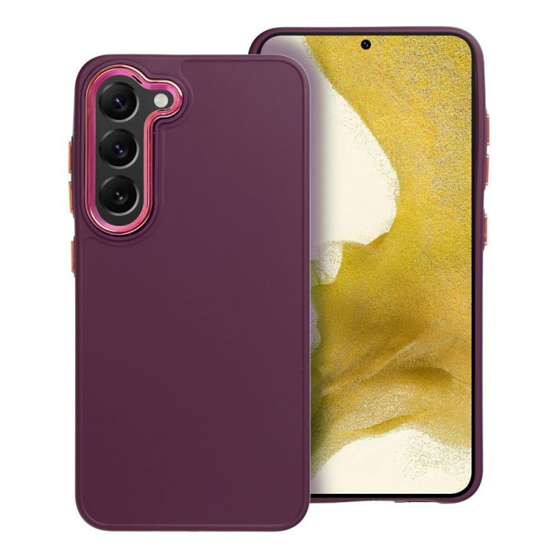 Samsung Galaxy S23 5G Coque FRAME Élégant  Violet (Purple)