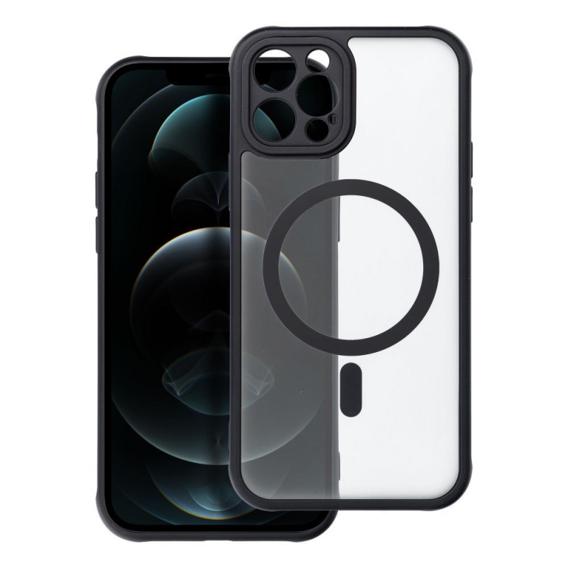 Apple iPhone 12 Pro Coque Matte Mag Cove MagSAFE  Noir