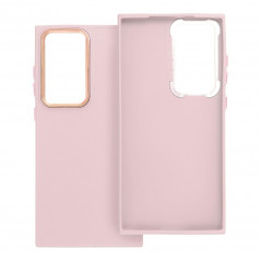 Samsung Galaxy S23 Ultra 5G Coque FRAME Élégant  Rose poudré