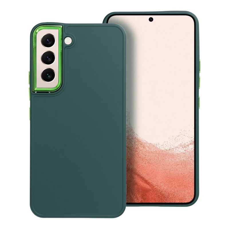 Samsung Galaxy S22 Coque FRAME Élégant  Vert