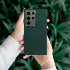 Samsung Galaxy A12 Coque FRAME Élégant  Vert