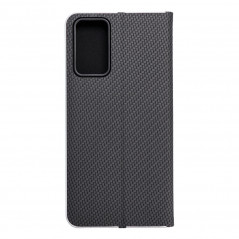 XIAOMI Redmi Note 12s Portefeuilles LUNA Book Carbon Fibre de carbone, Élégant  Noir