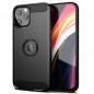 Apple iPhone 13 mini Coque Carbon Élégant  Noir