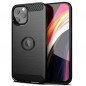Apple iPhone 13 Coque Carbon Élégant  Noir