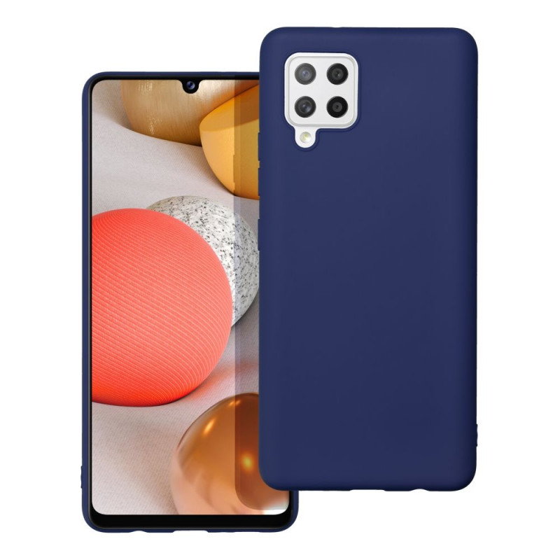 Samsung Galaxy A42 5G Coque Soft Bleu foncé