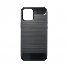 Apple iPhone 12 Pro Max Coque Carbon Élégant  Noir