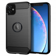 Apple iPhone 11 Coque Carbon Élégant  Noir