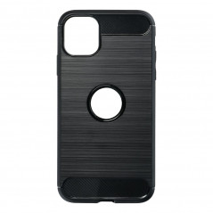 Apple iPhone 11 Coque Carbon Élégant  Noir